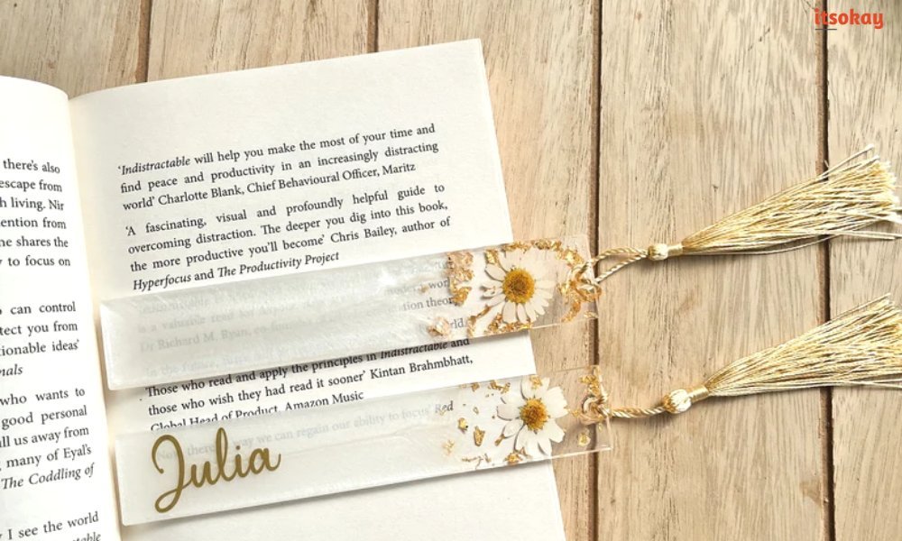 Boekenleggers maken met epoxy - itsOkay