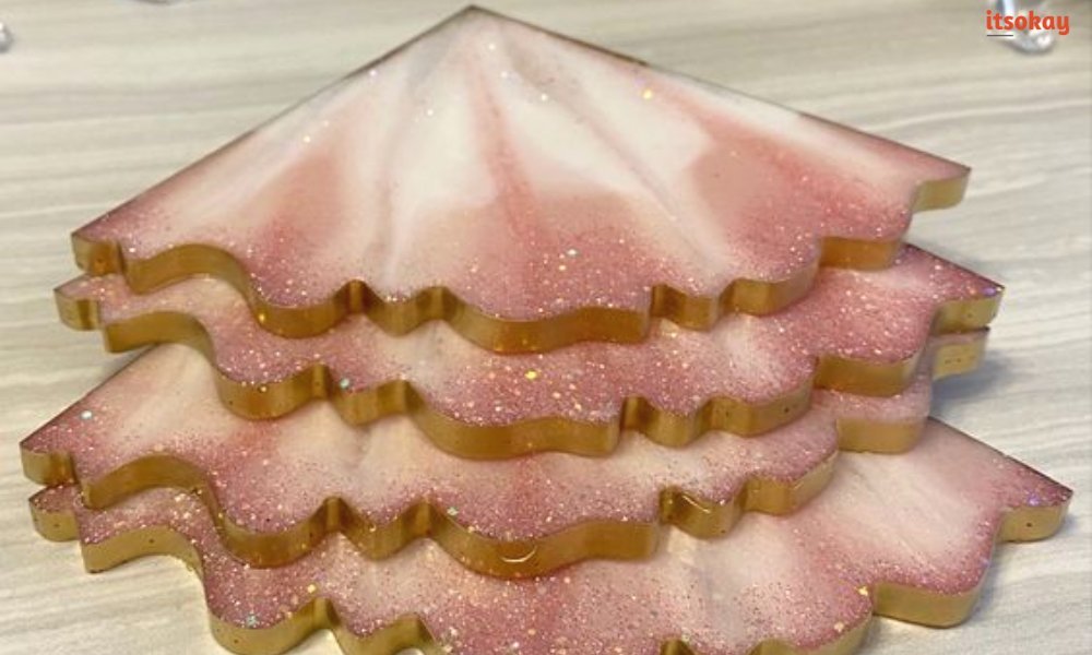 Zelf epoxy wave coaster onderzetters maken - itsOkay