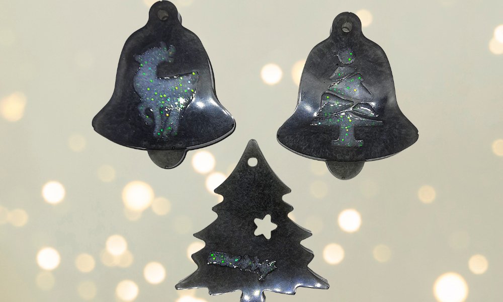 Zelf kerstdecoratie maken met epoxy - itsOkay