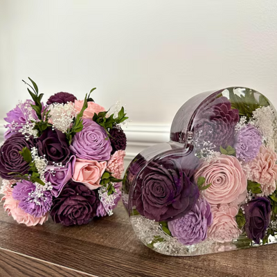 Bruidsboeket bewaren epoxy