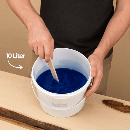 Epoxy emmer voor mengen – 2,5 L, 5 L & 10 L - #itsokay#