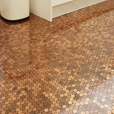 Epoxy muntjes vloer maken