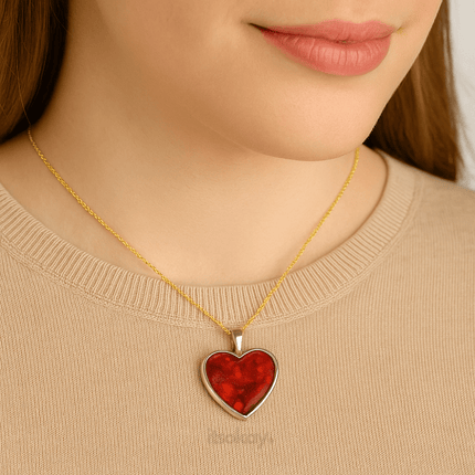 Gesloten hartjes hangers (10 st.) - #itsokay#