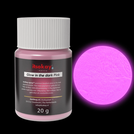 Glow in the dark poeder (5 kleuren) - itsokay