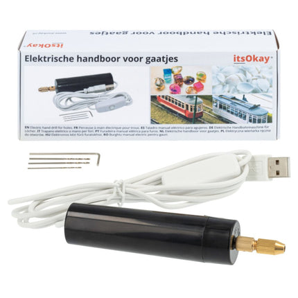 Handboor voor het maken van gaatjes (electrisch) - #itsokay#