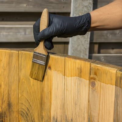 Maak een houten vat waterdicht met epoxy 