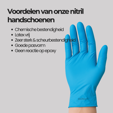 Hulpmaterialen pakket (handschoentjes + mengspatel) - #itsokay#