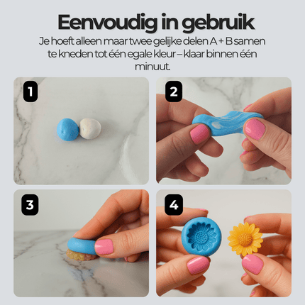 Kneedbare Siliconen - Maak je eigen mal! - itsokay