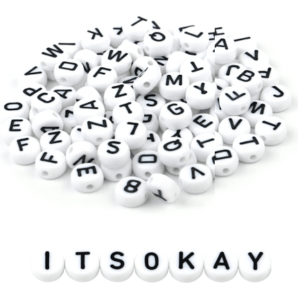Letter Kralen Alfabet (100 stuks) - itsokay