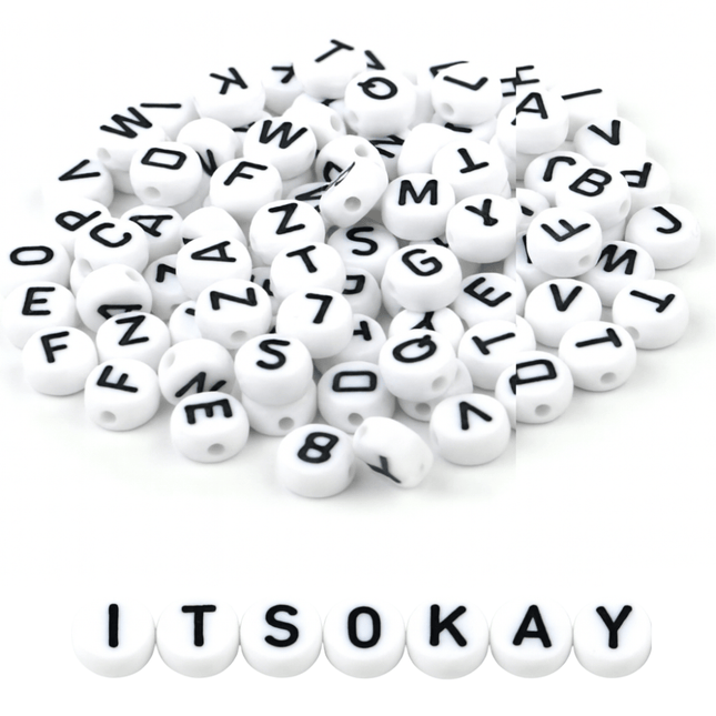 Letter Kralen Alfabet (100 stuks) - itsokay