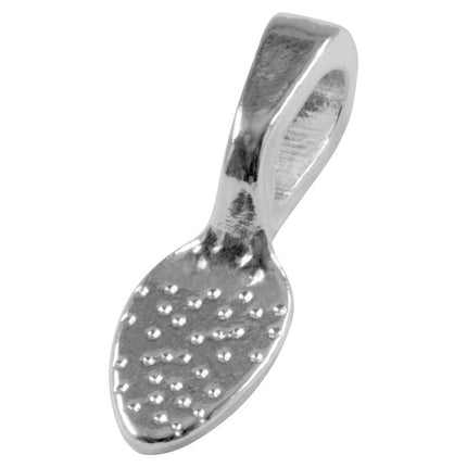 Metalen hangers plakoogje blaadje 15x5mm (40 stuks) - #itsokay#