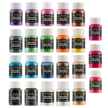 Metallic Pigment Poeder (Voordeelpakket: 23 Kleuren) - itsokay