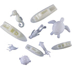 Miniatuur decoratie zeedieren (boot, duiker, kwal, schildpad 10st.) - #itsokay#