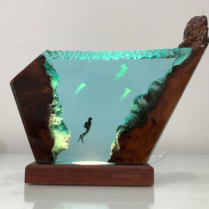 Miniatuur decoratie zeedieren (dolfijn, kwal, vis 14 st.) - #itsokay#