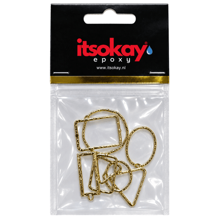 Open bedel goud (8 st.) design vorm - itsokay