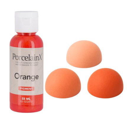 oranje Kleurpigment voor Jesmonite & Gips (18 kleuren) - itsokay