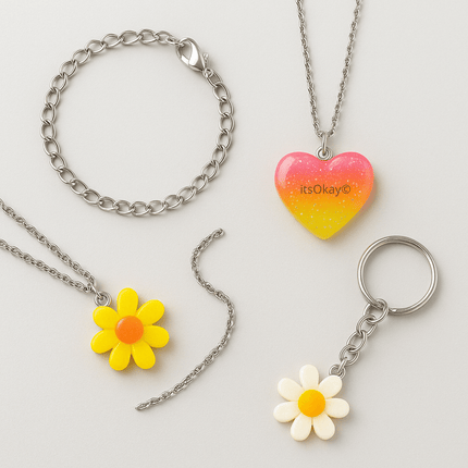 Sieraden maken set (Ketting, Karabijnsluitingen & Ringetjes) 45 - delig - #itsokay#