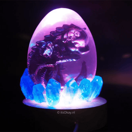 Siliconen Mal Draakje + Ei (2 mallen) - itsokay