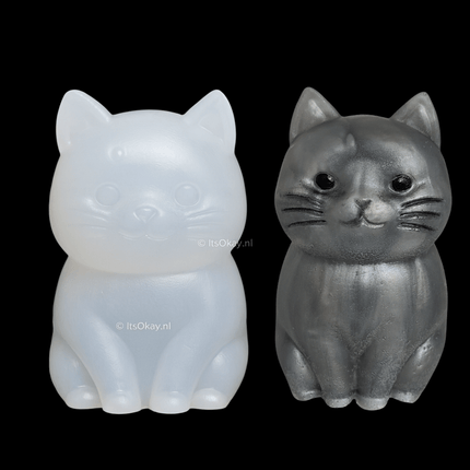 Siliconen Mal Groot Beeldje Kat - itsokay