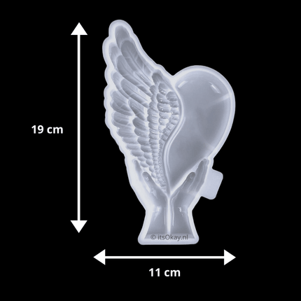 Siliconen Mal Hart Vleugel - itsokay