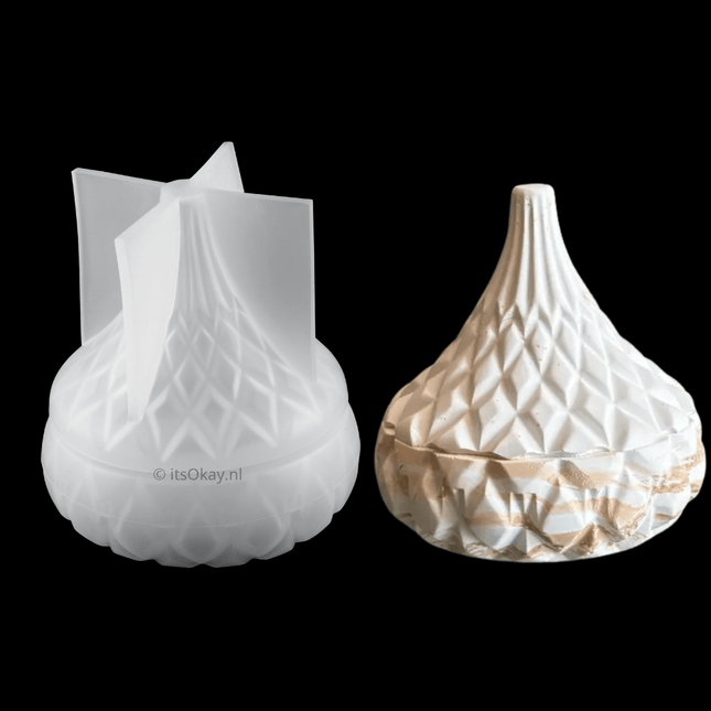 Siliconen mal Pot met Patroon en Deksel - itsokay