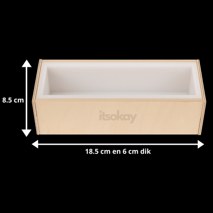 Siliconen Mal Rechthoek (15 of 18 cm) - itsokay