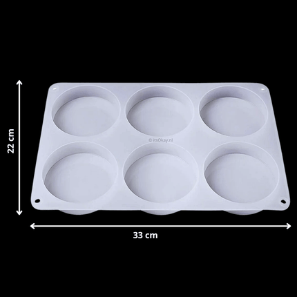 Siliconen Mal Ronde Onderzetters (6 stuks) - itsokay