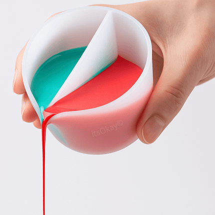 Siliconen Mengbeker met 2/3/4 delen - #itsokay#