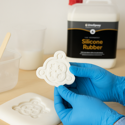 3D-print, klei of beeldje voorbereiden voor siliconenrubber