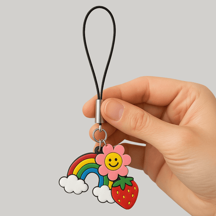 Sleutelhanger Koord 20 stuks - Zilveren Sluiting (6 cm) - #itsokay#