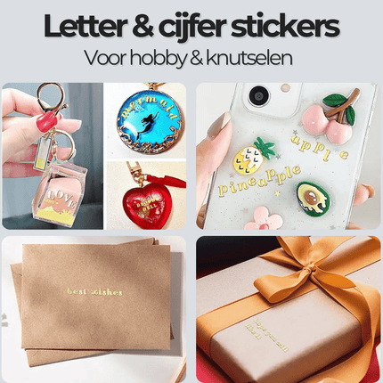 Stickers Letters & Cijfers (640 st.) - itsokay