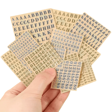 Stickers Letters & Cijfers (640 st.) - itsokay