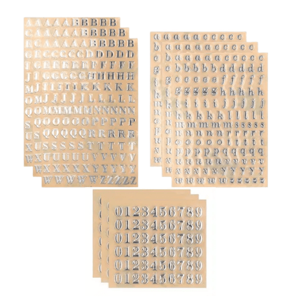 Stickers Letters & Cijfers (640 st.) - itsokay