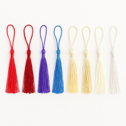 Stoffen Kwastje - Voor bijv. boekenleggers (30 st.) - #itsokay#