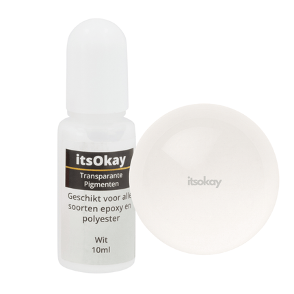 transparante epoxy kleur pigmenten wit