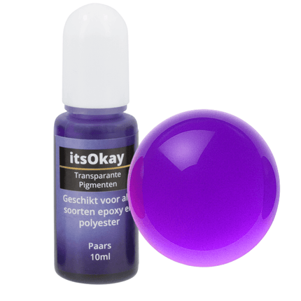 Transparante epoxy pigmenten (per flesje) - itsokay