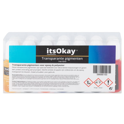 Transparante Pigmenten Voor Epoxyhars (14 stuks) - #itsokay#