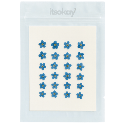 Vergeet mij nietjes gedroogd (echte bloemen) - itsokay