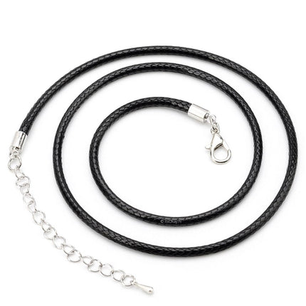 10 stuks kant en klare halsketting wax koord (46cm) - #itsokay#