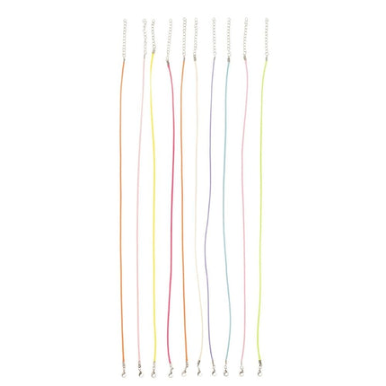10 stuks kant en klare halsketting wax koord (46cm) - #itsokay#