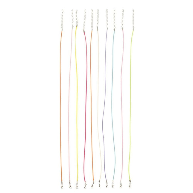 10 stuks kant en klare halsketting wax koord (46cm) - #itsokay#