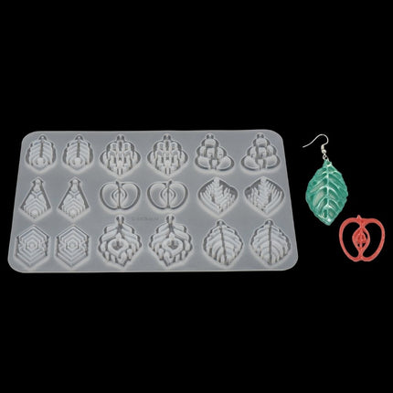 Siliconen Mal Oorbellen (16 vormen)