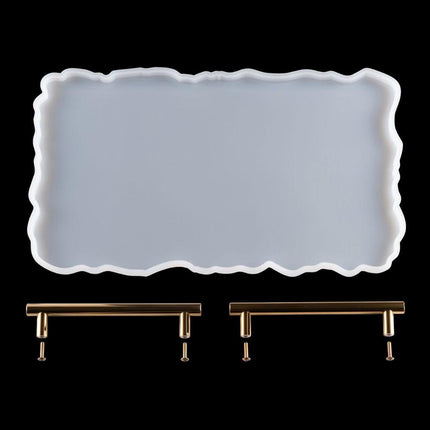 Dienblad Maken Pakket - Siliconen Mal + Gouden handvaten - #itsokay#