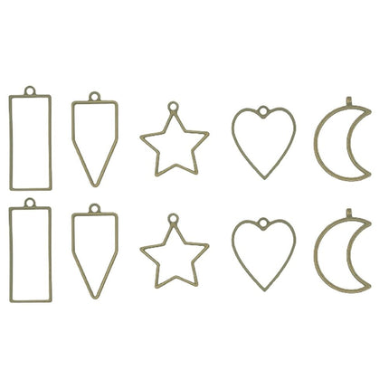 Diverse open bedelen 33-49mm (10 stuks) - #itsokay#