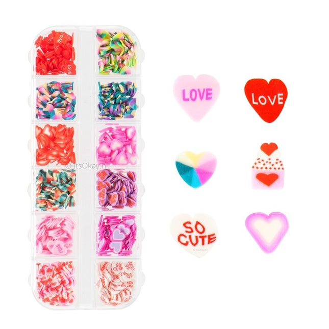 Doosje Hartjes / Love / Cute voor Epoxyhars (2 varianten) - #itsokay#