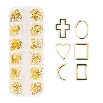 Doosje met 12 Soorten Versiersels Voor Sieraden - #itsokay#