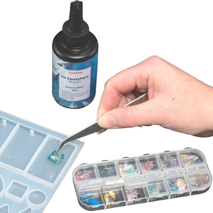 Doosje Met Echte Parelmoer Oester Vlokken - #itsokay#