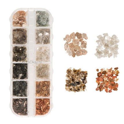 Doosje Met Echte Parelmoer Oester Vlokken - #itsokay#