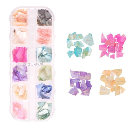 Doosje Met Echte Parelmoer Oester Vlokken - #itsokay#