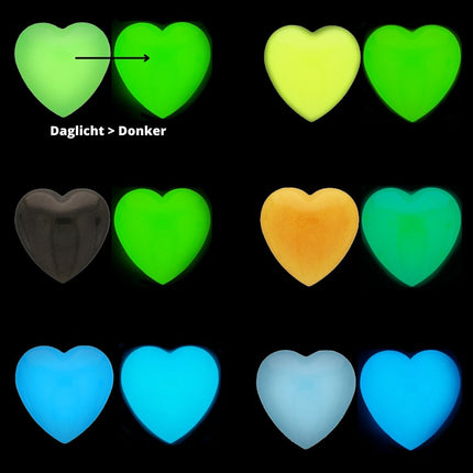 Glow In The Dark Pigmenten Voor Epoxyhars (14 stuks) - #itsokay#